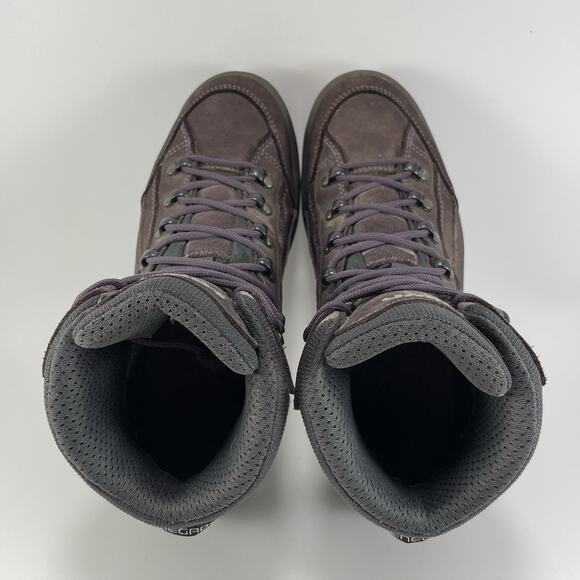 Lowa Renegade GTX Mid Hiking Boots Mid Goretex Womens Size 7.5 Purple Vibram - Picture 6 of 11